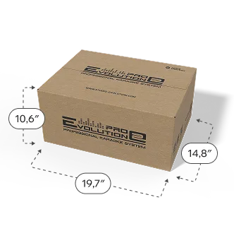 Weight of karaoke system in the box: 21,6 lb