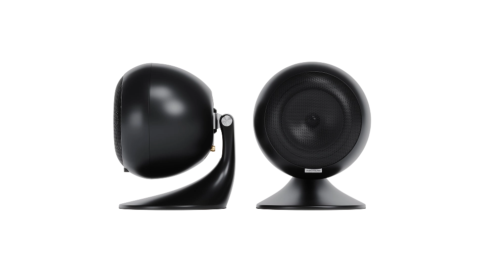 Satellites with desktop mounts (Black)