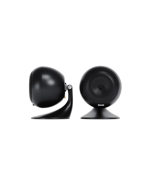 Satellites with desktop mounts (Black)